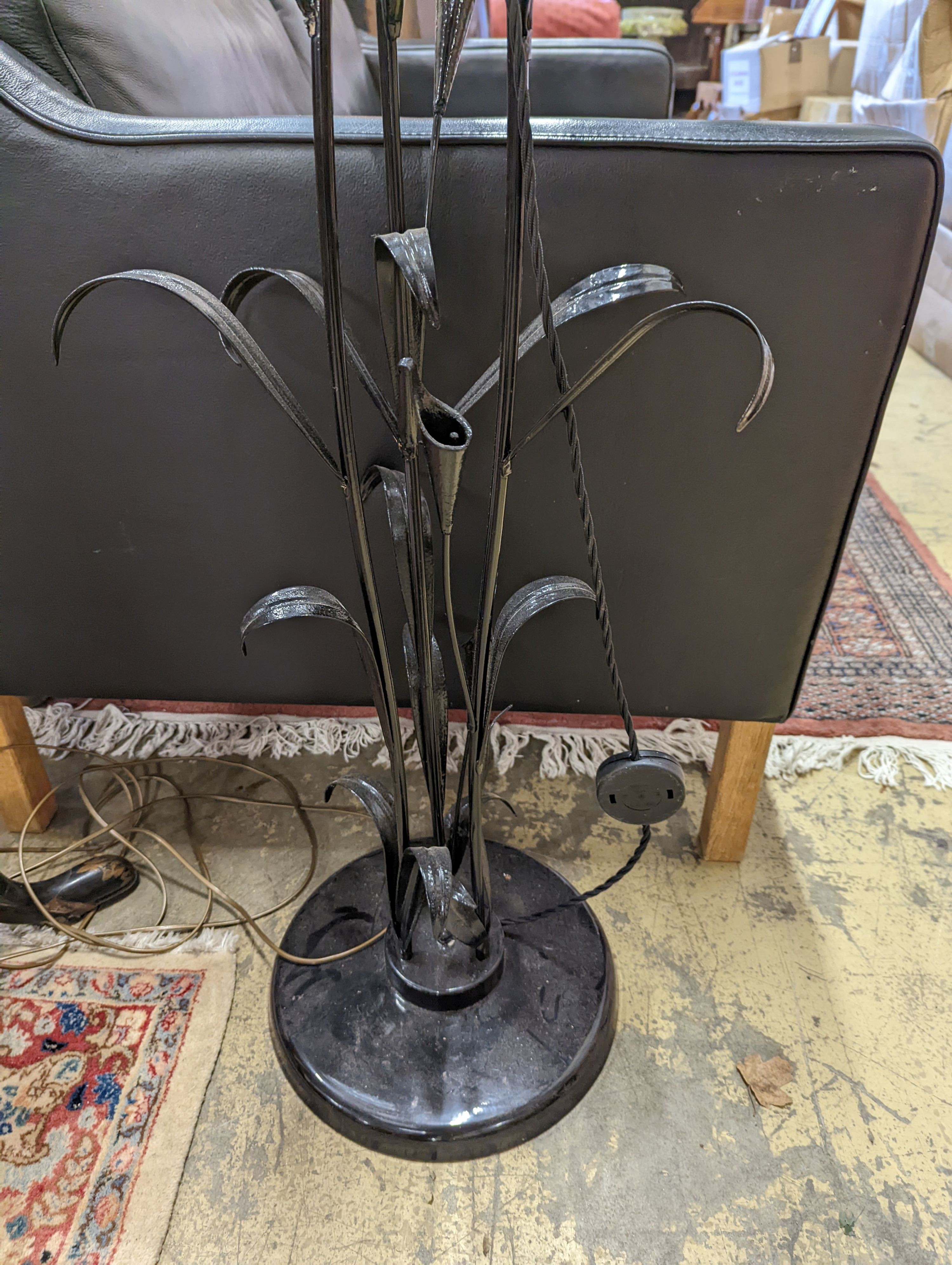 A Hans Kogl floor lamp, height 149cm